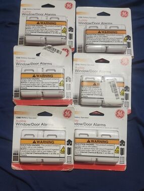 6 ge Audible Window/Door Alarm in White